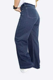 Jean Palazzo Azul Rayas