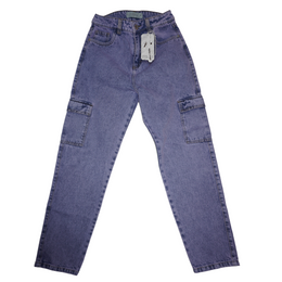 Jean Cargo Lila Frost Mujer