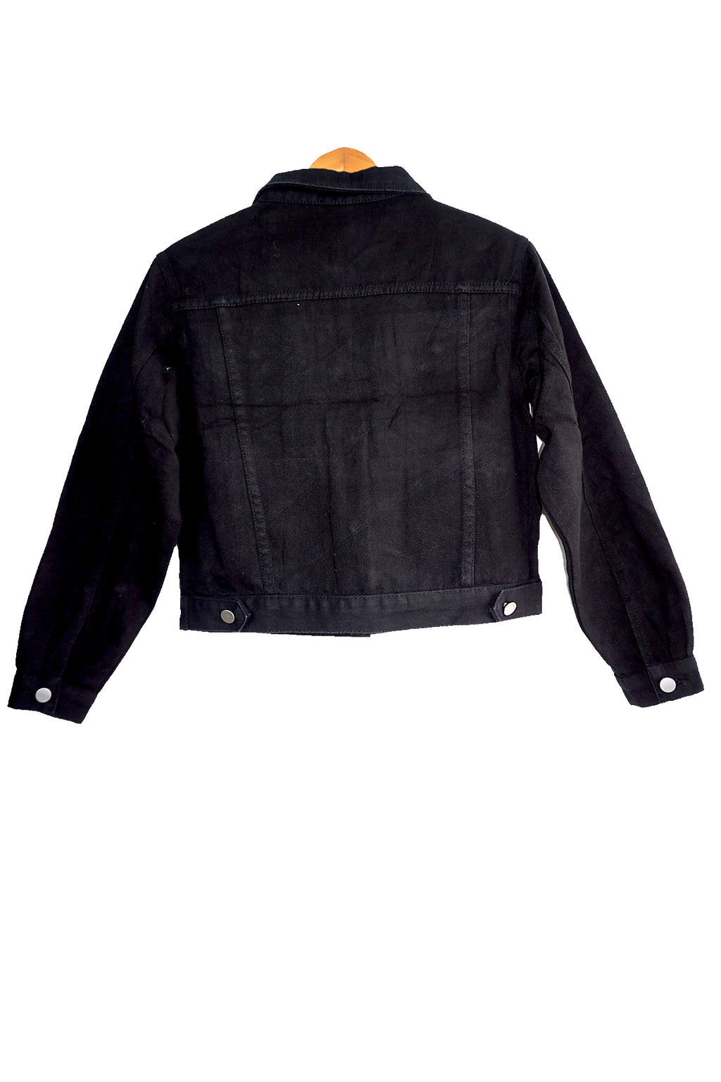 chaquetas de jean negras