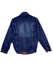 Chaqueta Azul Clasico con Desgaste