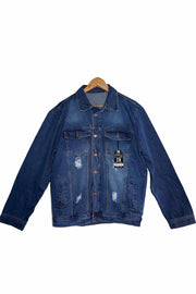 Chaqueta de Jean Azul  con Rotos
