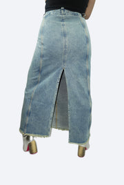 Falda Azul Petrolizado