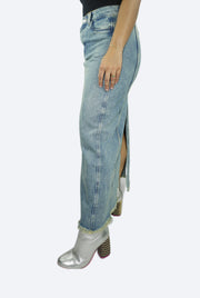 Falda Azul Petrolizado