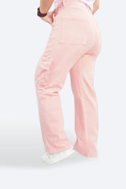 Jean Cargo Rosa - Mujer