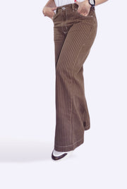 Jean Palazzo Cafe con rayas