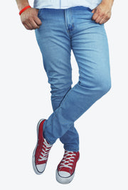 Jean Azul con Desgaste para Hombre
