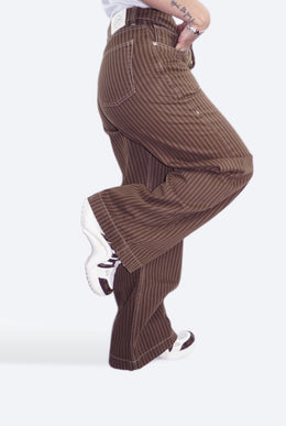 Jean Palazzo Cafe con rayas