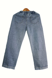 Jean Boyfriend Elastico Azul Claro