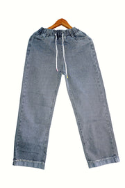 Jean Boyfriend Elastico Azul Claro