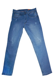 Jean Azul Claro con Desagaste para Hombre