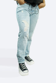 Jean Boyfriend con Rotos