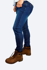 Jean Azul Clasico con Desgaste