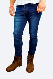 Jean Azul Clasico con Desgaste