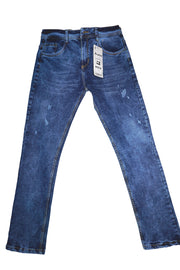 Jean Azul Craquelado para Hombre