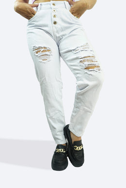 Jean Boyfriend Blanco